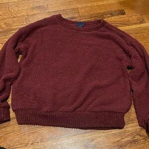 SCOOP NYC long sleeve fleece shirt